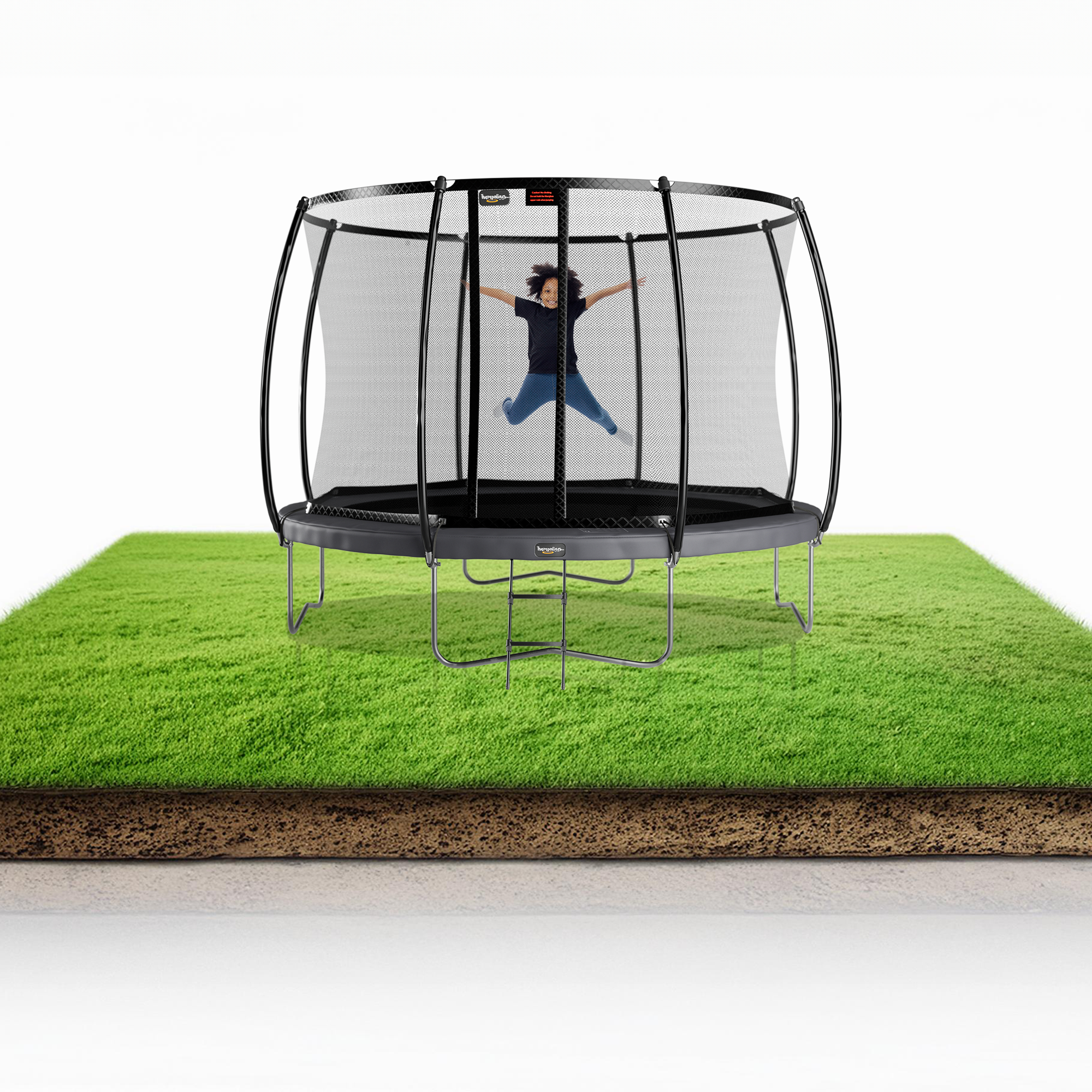  14ft Trampoline with Net Enclosure