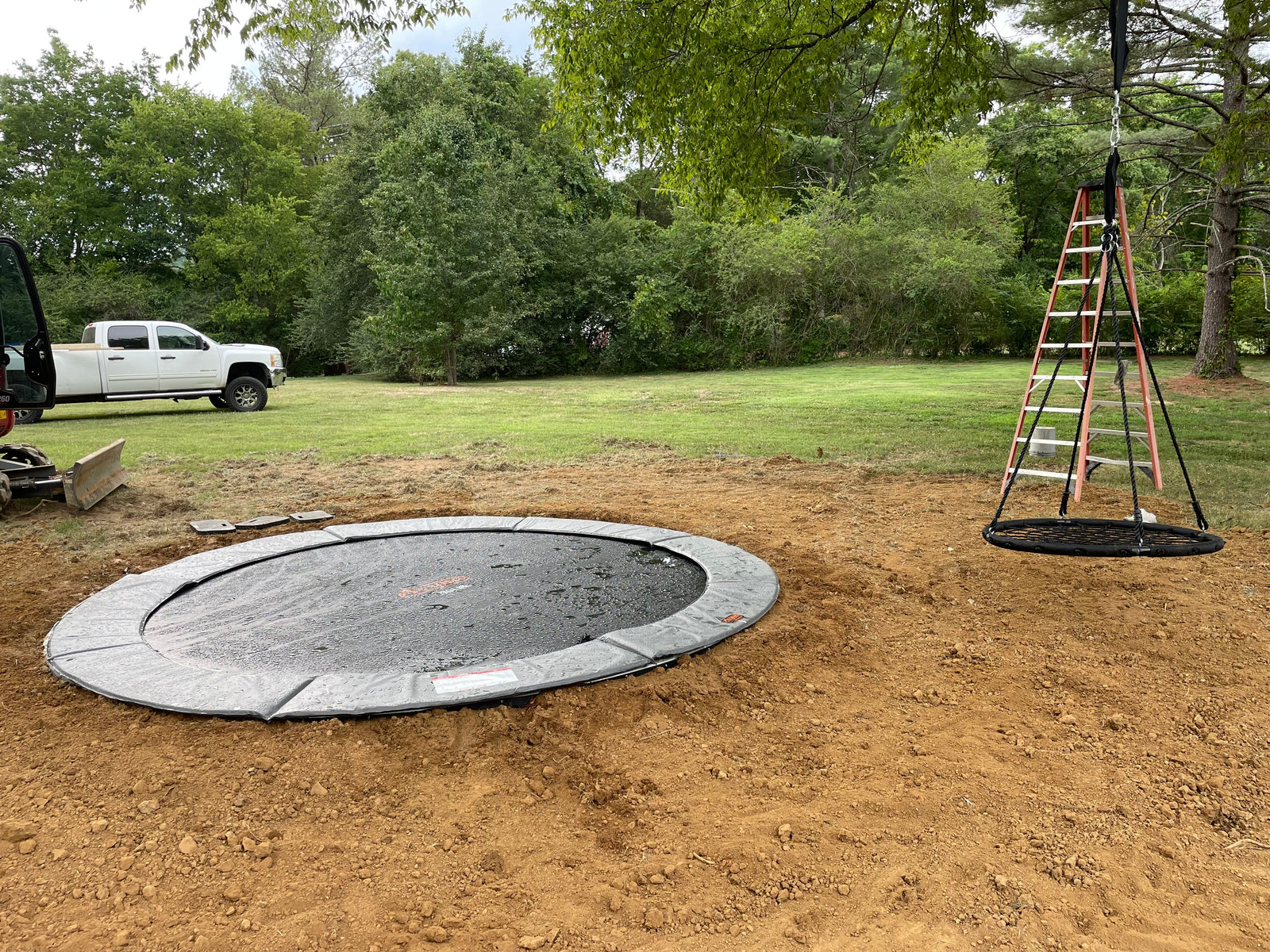 In-ground Trampoline Drainage