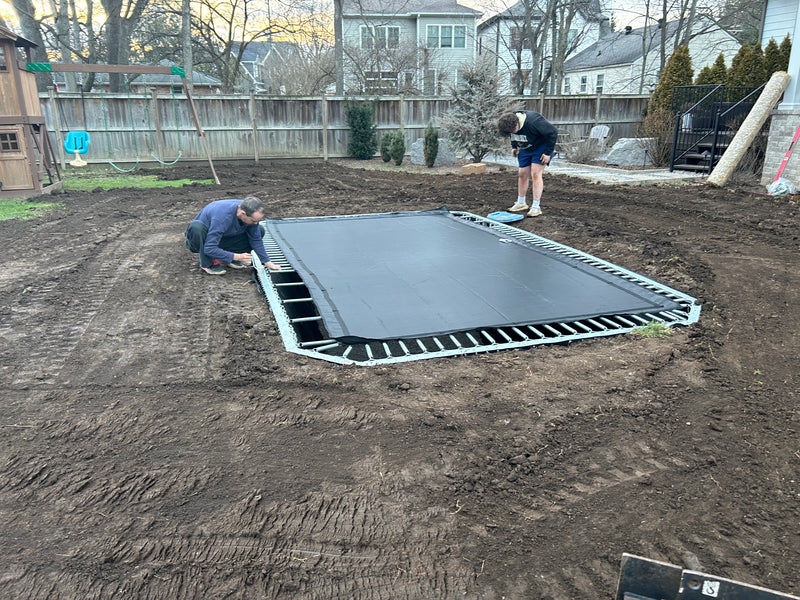 In Ground Trampolines Installation