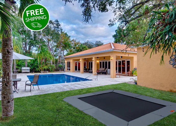 Rectangle Pro-Line Avyna Inground Trampoline | Trampolines