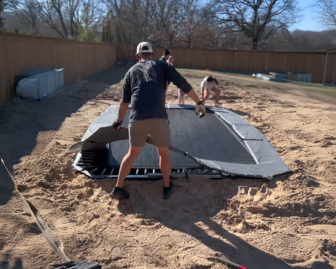 DIY Trampoline Assembly