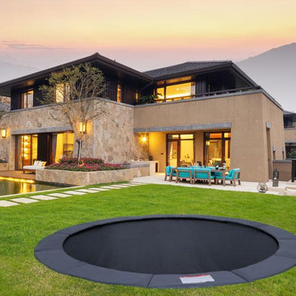 Round Trampolines: Underground & Above Ground With Nets | Made in USA