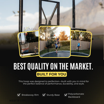 EXPLODE IN-GROUND TRAMPOLINE HOOP