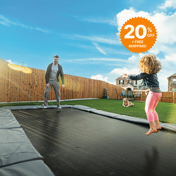 10x17' Rectangle Pro-Line Avyna In-Ground Trampoline | Trampolines