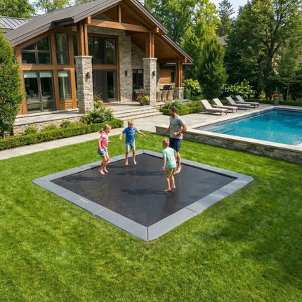15x15' Square Pro-Line MAX Avyna In-Ground Trampoline