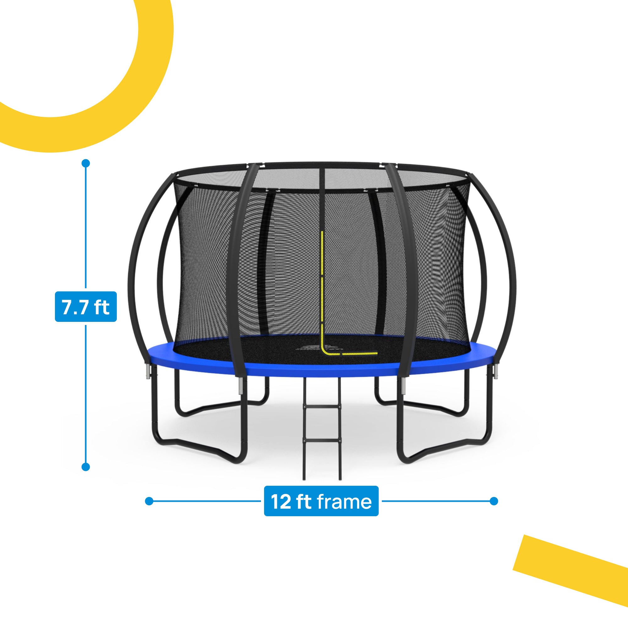 Jump Yeti 12' Round Above Ground Trampoline Jump Yeti 12' Round Above Ground Trampoline