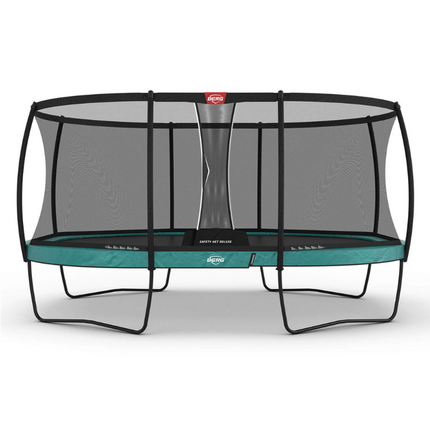 BERG Grand Champion 17' Oval Above Ground Trampoline + Safety Net Deluxe