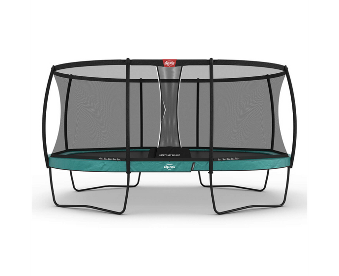 BERG Grand Champion 17' Oval Above Ground Trampoline + Safety Net Deluxe