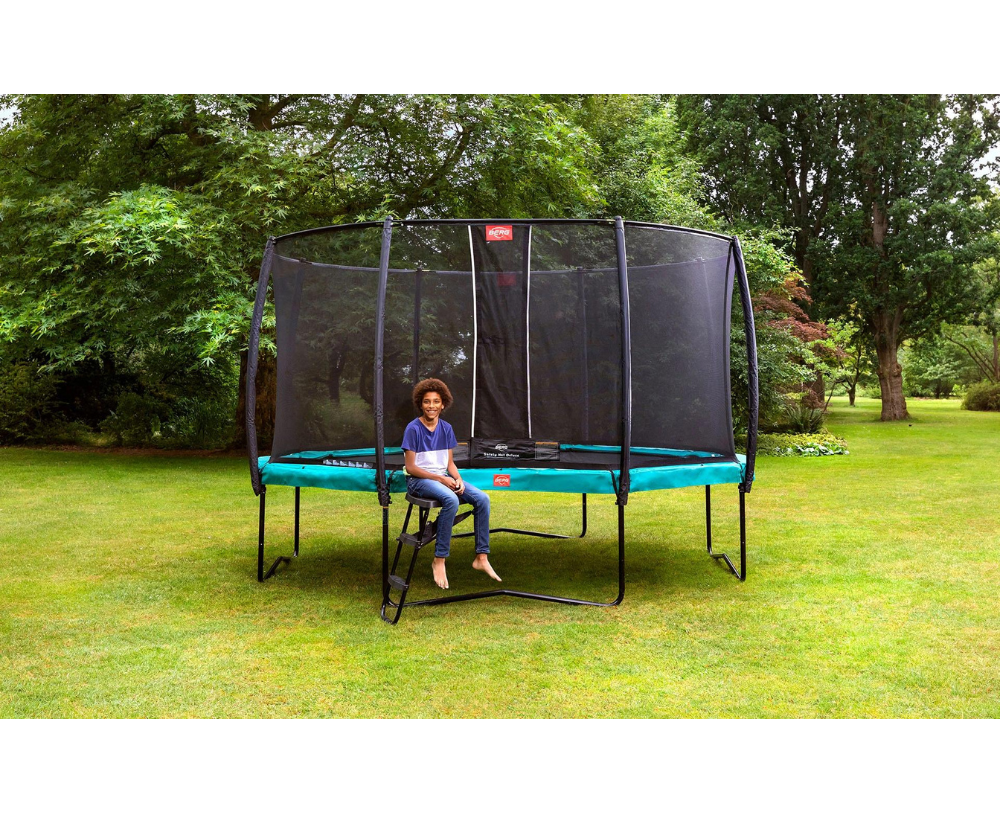 BERG Champion 14' Round Trampoline + Safety Net Deluxe