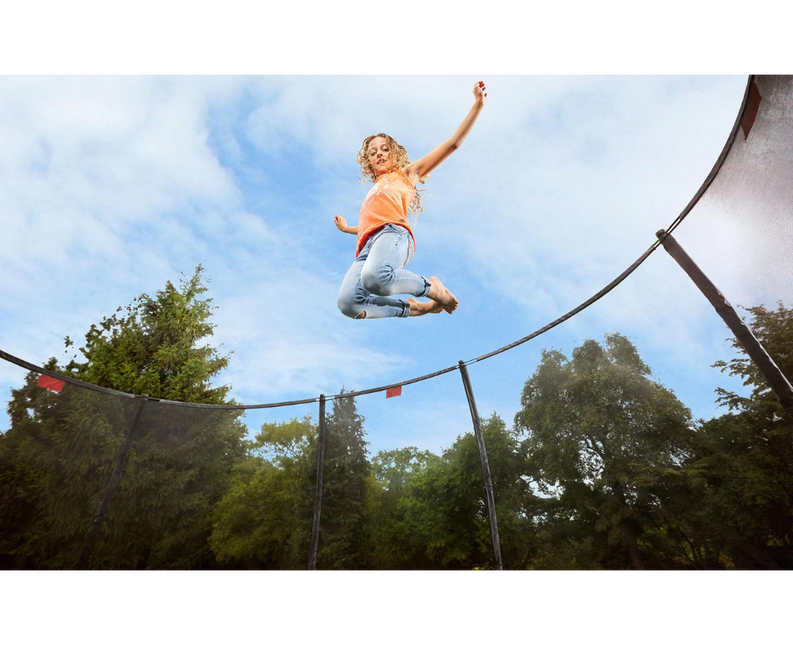 BERG Grand Champion 17' Oval Above Ground Trampoline + Safety Net Deluxe