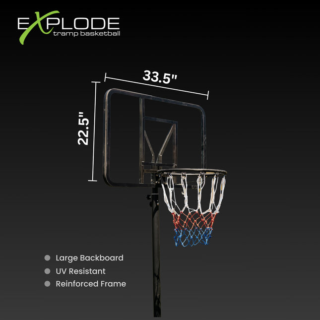 EXPLODE IN-GROUND TRAMPOLINE HOOP