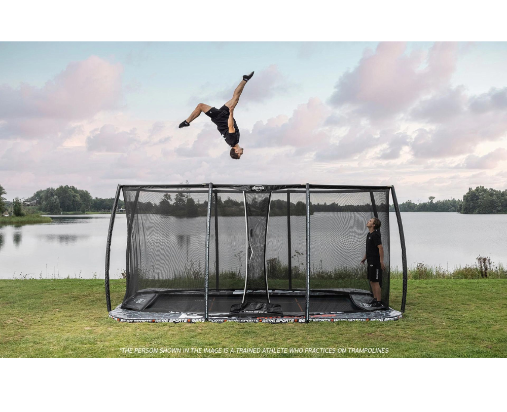 BERG Ultim Pro Bouncer FlatGround 11 x16 Trampoline