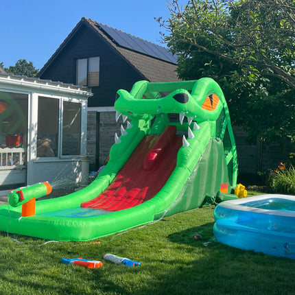 Dragon's Lair Waterslide | Dragons Splash Inflatable Waterslide For Sale