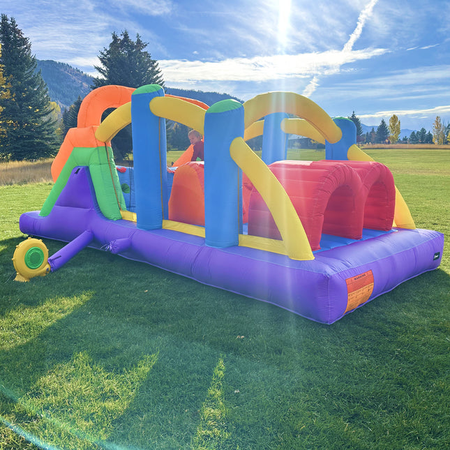 Rainbow Rush Obstacle Slide