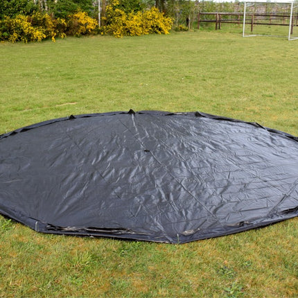 15' Round Pro-Line Inground Trampoline + LED Lights + Cover