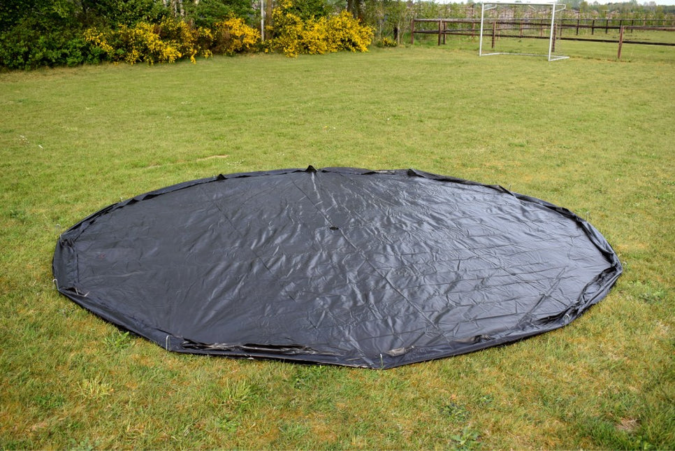15' Round Pro-Line Inground Trampoline + LED Lights + Cover
