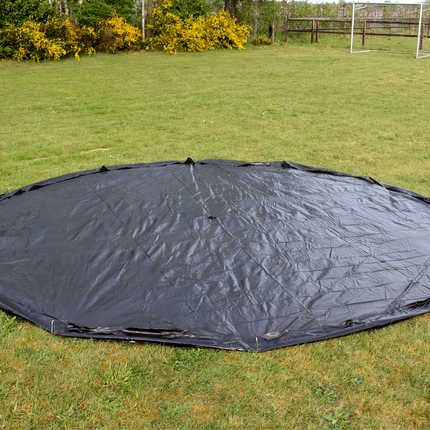  12' Round Pro-Line Inground Trampoline + LED Lights + Cover