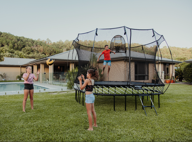 trampolines