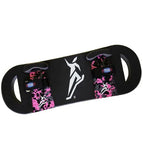 Black with Pink Camo Footbed