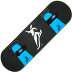 Black with Blue Footbed