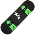 Black with Green Footbed