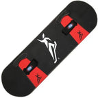 Black with Red Footbed