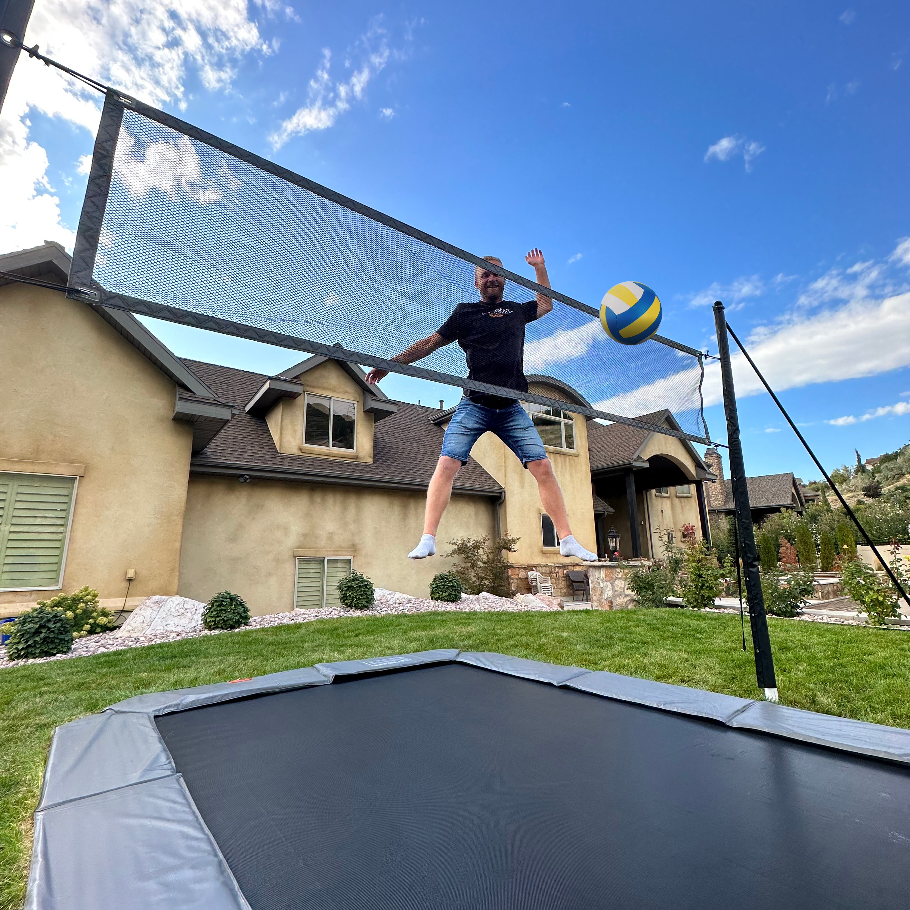 JUMPNET - JUMPNET Trampoline Volleyball & Pickleball Net