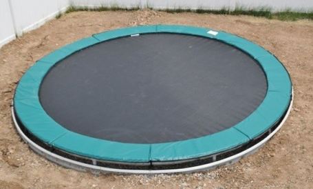 15' Round All American Trampoline with In Ground Kit