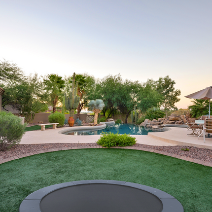 15' Round Pro-Line Inground Trampoline + LED Lights + Cover