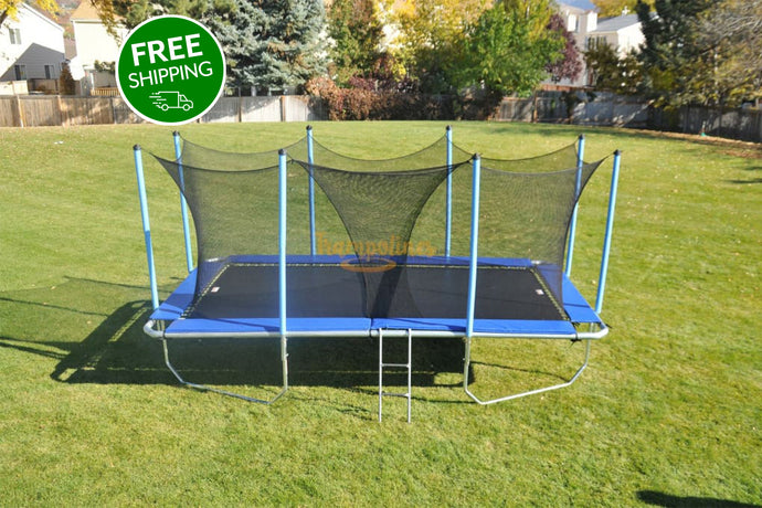 10 x 17' Rectangular All American Trampoline - Optional Enclosure
