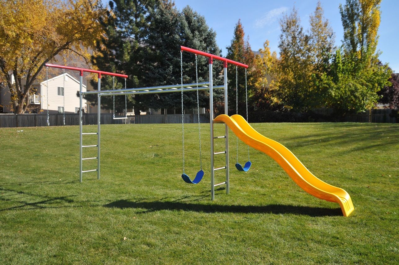 Monkey Bar T-Swing Playground Jungle Gym - Main Image